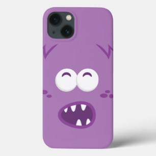 Coque Case-Mate iPhone Mini boîtier Visage Monster Violet