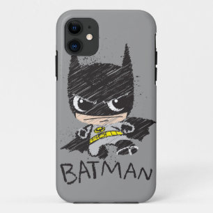 Coques Pour iPhone Mini classique Batman Sketch