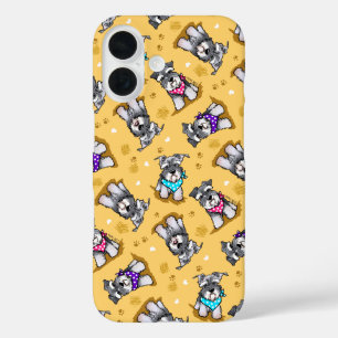 Coque Pour iPhone 16 Mini Schnauzer Sunshine