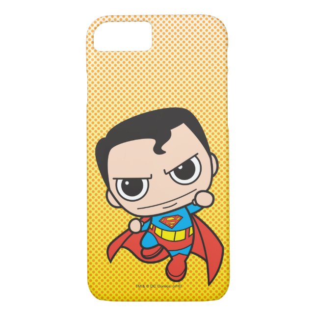Coques Case-Mate iPhone Mini Superman Flying 2 (Dos)