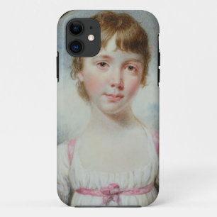 Coque iPhone 11 Miniature d'une jeune fille