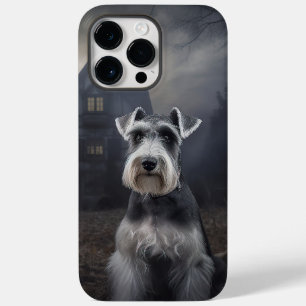 Coque Case-Mate iPhone Miniature Schnauzer Halloween Épouvantable