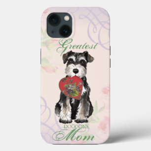 Case-Mate iPhone Case Miniature Schnauzer Heart Maman