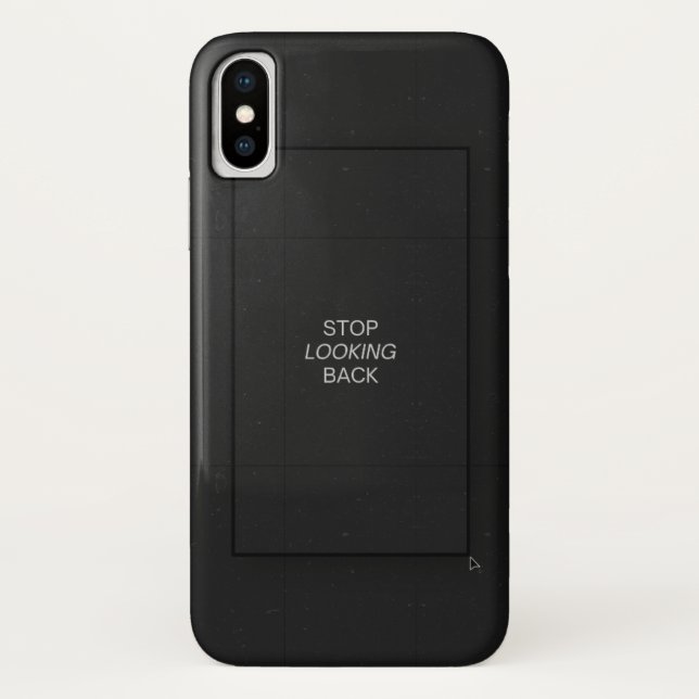 Coques Case-Mate iPhone Minimal Black Aesthetic Quote Phone Case (Dos)