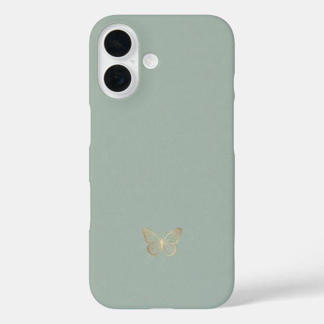 Coques Case-Mate iPhone Minimal Butterfly Silhouette iPhone Case (Verso)