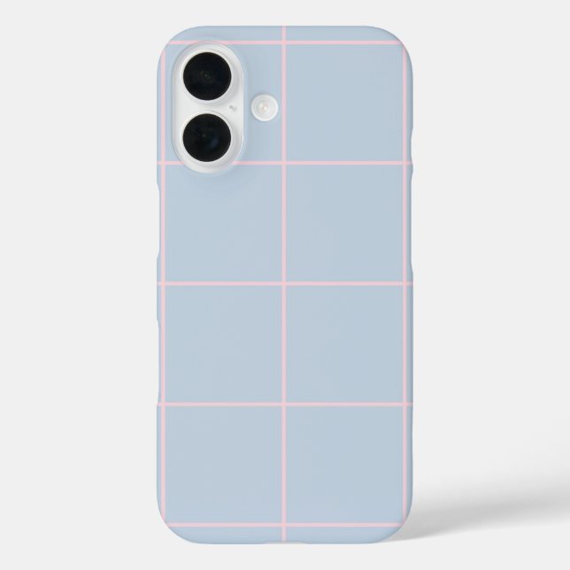 Coques Case-Mate iPhone Minimal Color Grid Check Pattern (Verso)