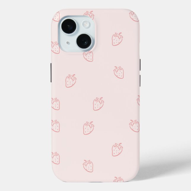 Coques Case-Mate iPhone Minimalisme de la Fraise (Verso)