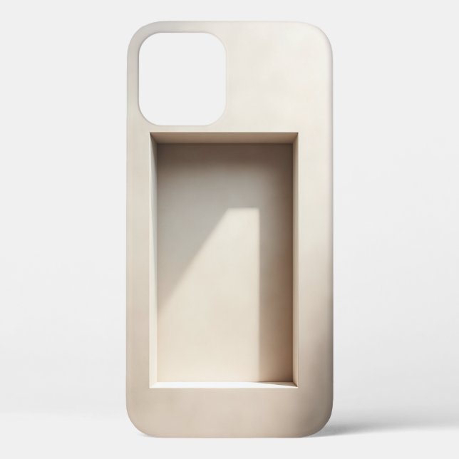 Coques Case-Mate iPhone Minimalist Architectural Niche - Modern Aesthetic  (Verso)
