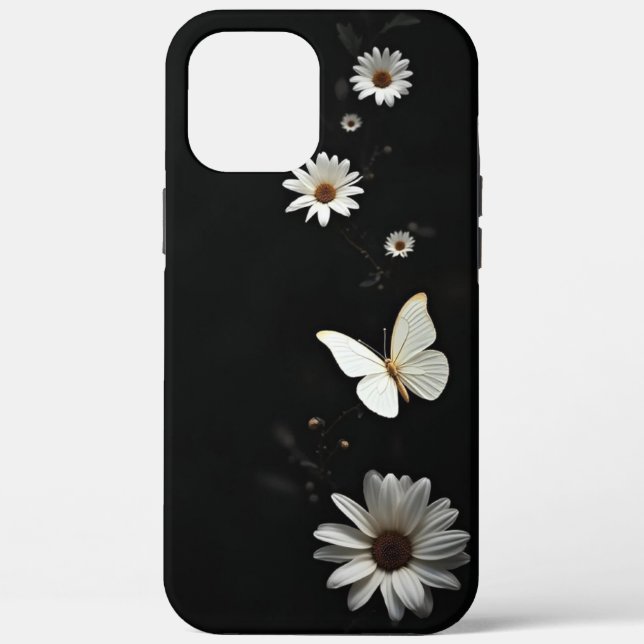 Coques Case-Mate iPhone Minimalist Black Aesthetic Cover (Verso)
