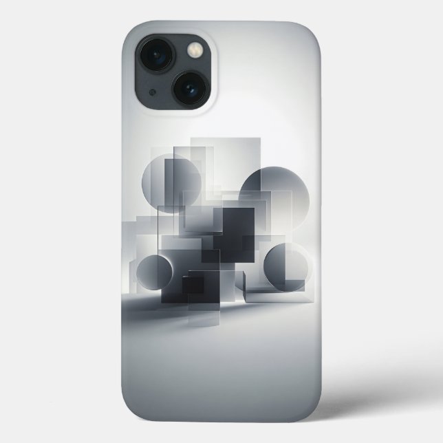 Coques Case-Mate iPhone Minimalist Geometric Glass Phone Case - Abstract  (Verso)