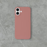 Coque Pour iPhone 16 Plus Minimaliste Brown<br><div class="desc">Simple couleur marron.</div>