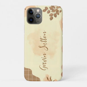 Case-Mate iPhone Case Minimaliste Crème et Marron