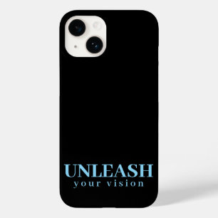 Coque Case-Mate iPhone Minimaliste Noir Mat Poussez Votre Vision Citation