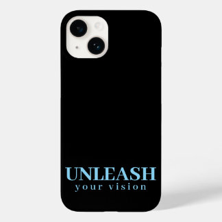 Coque Case-Mate iPhone Minimaliste Noir Mat Poussez Votre Vision Citation