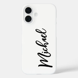 Coque Pour iPhone 16 Minimaliste Professionnel Moderne Élégant