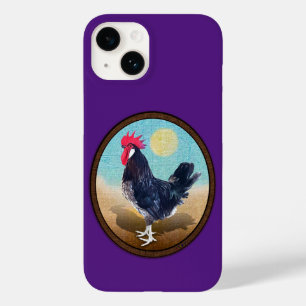 Coque Case-Mate iPhone Minorque Rooster Vintage Oval