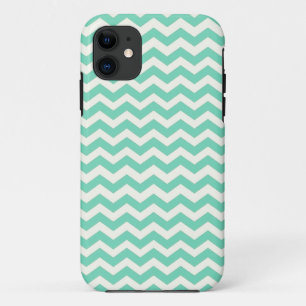 Coque Case-Mate Pour iPhone Mint Chevron Stripes
