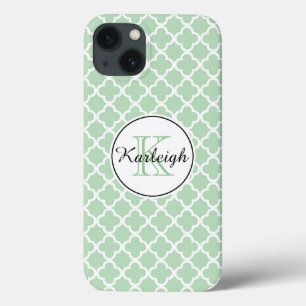 Case-Mate iPhone Case Mint Quatrefoil