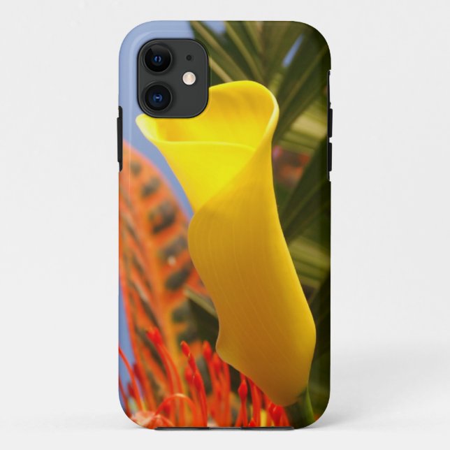 Coques Case-Mate iPhone minuscule calla jaune (Dos)