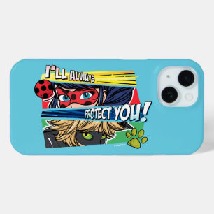 Coque Case-Mate iPhone Miraculous Ladybug & Cat Noir toujours vous protég