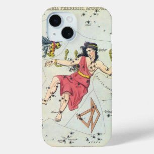 Coque Case-Mate iPhone Miroir d'Urania, Carte céleste d'astronomie vintag