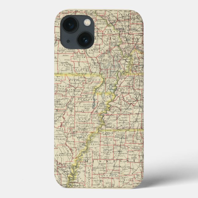 Coques Case-Mate iPhone Missouri, Arkansas, Kentucky, Tennessee (Verso)