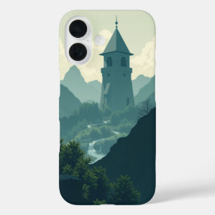 Coque Pour iPhone 16 Misty Morning : Un Paysage Pacifique