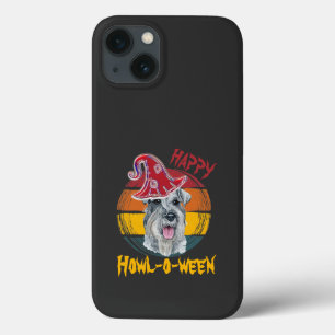 Case-Mate iPhone Case Mittelschnauzer Halloween Vintage Sunset Drôle