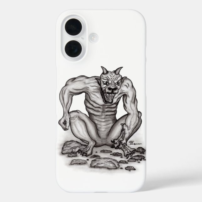 Coques Case-Mate iPhone Mix-Créature - Troll, Golem et Devil (Verso)