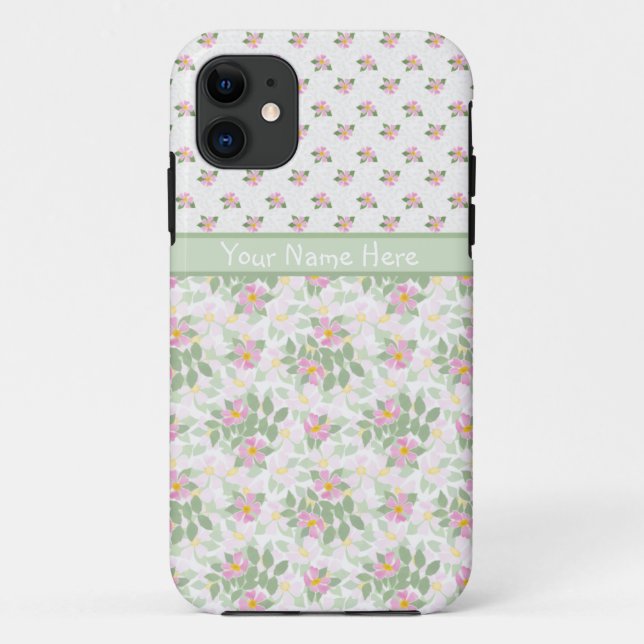 Coques Case-Mate iPhone Mix'n'match Rose de chien Florals : iPhone 5/5 Coq (Dos)