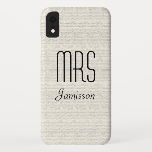 Coques Case-Mate iPhone MME personnalisée d'initiales rustique outre du (Dos)