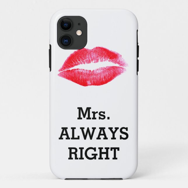 Coques Case-Mate iPhone Mme Toujours Droite Amusant (Dos)