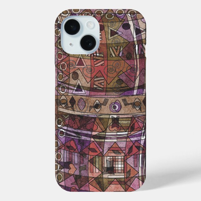 Coques Case-Mate iPhone Mode africain abstrait tribal (Verso)