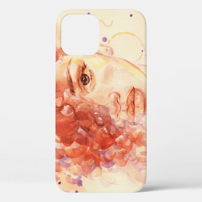 Coques Case-Mate iPhone Mode afro-américaine, aquarelle illustration. (Verso)