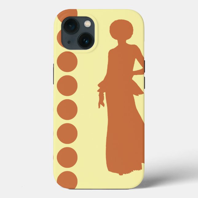 Coques Case-Mate iPhone Mode des points neutres de crème Zest (Verso)