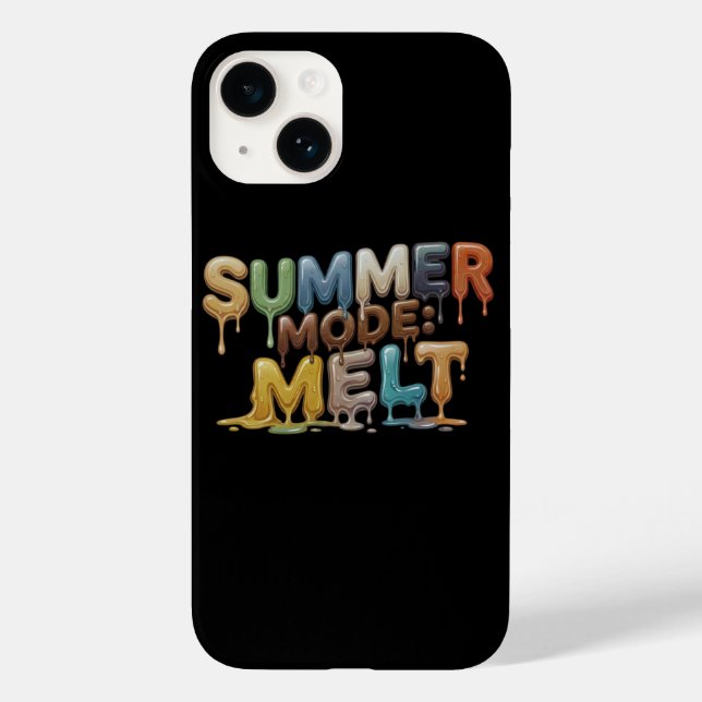 Coques Case-Mate iPhone Mode Été : Fonte – Texte qui fond drôle (Verso)
