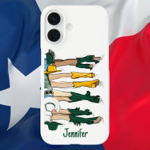 Mode féminine Texas Botte de cow-boy Or Vert