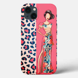 Case-Mate iPhone Case Mode rose Léopard