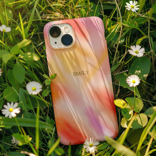 Coque iPhone 16 Pro Mode tendance sur mesure teinture à tarte jaune ro