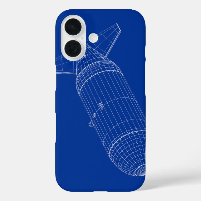 Coques Case-Mate iPhone Modèle 3D de bombe à gravité nucléaire (Verso)