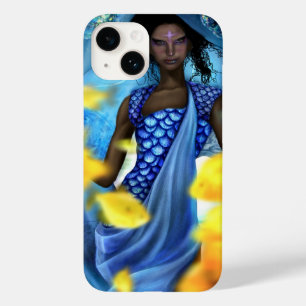 Coque Case-Mate iPhone Modèle bleu sirène illustration boîtier de télépho
