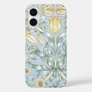 Coque Pour iPhone 16 Modèle de fleur de lys et de grenade de William Mo