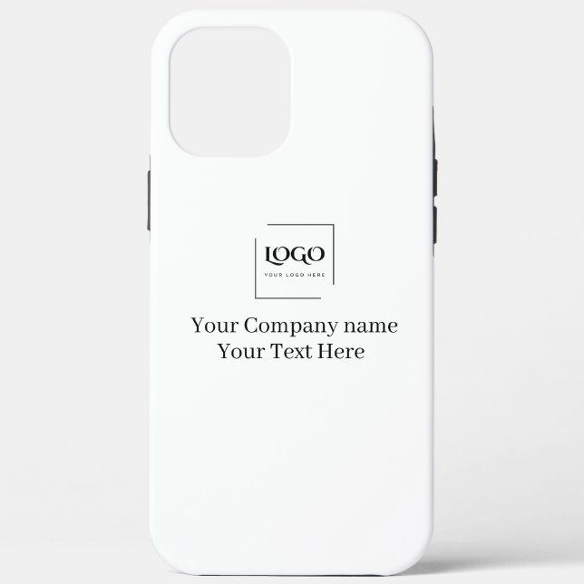 Coques Case-Mate iPhone Modèle de logo personnalisé élégant (Verso)