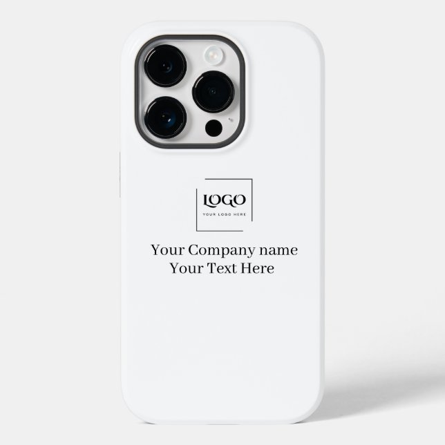 Coques Case-Mate iPhone Modèle de logo personnalisé élégant (Verso)