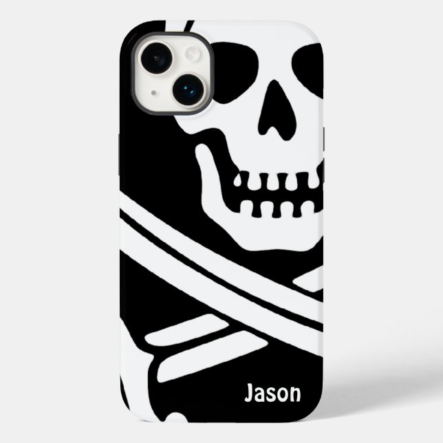 Coques Case-Mate iPhone Modèle de nom de pirate (Verso)