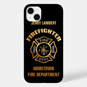 Coques Pour iPhone Modèle de nom Gold du service d'incendie