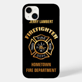 Coques Pour iPhone Modèle de nom Gold du service d'incendie