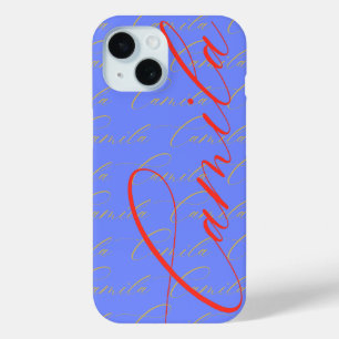 Coque Case-Mate iPhone Modèle de nom répétitif Camila