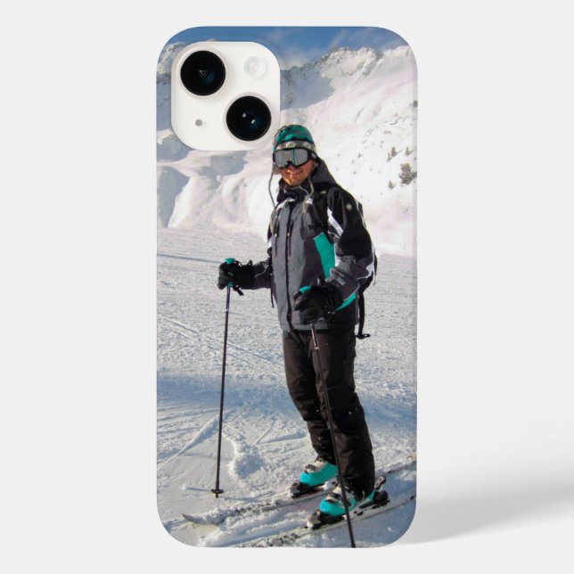 Coques Case-Mate iPhone Modèle de photo vertical personnalisé (Verso)