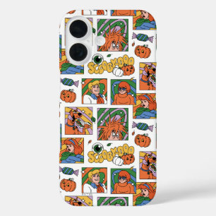 Coque Pour iPhone 16 Modèle de photos de Halloween de Scooby-Doo